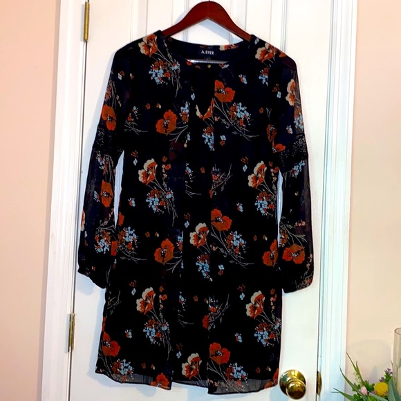 SMALL A. BYER Mini Dress Long sleeve - Picture 2 of 5
